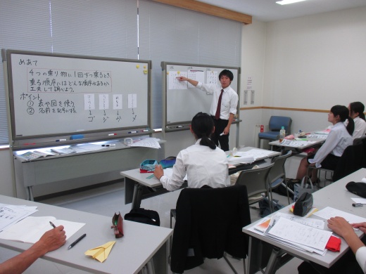 算数の授業の様子