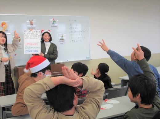  Christmas Quiz!    クリスマスクイズの様子