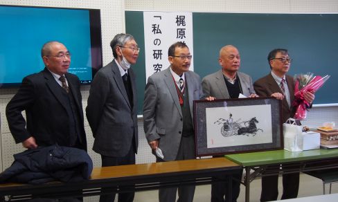 友人の皆さんから漢代画像石拓本贈呈