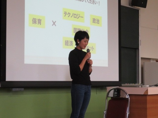 平成28年度TFU保育士・幼稚園課程卒業生の山村周子さん　