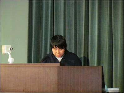 ミシュラン・プロジェクト　社会福祉学科４年生　前野穂乃実さん