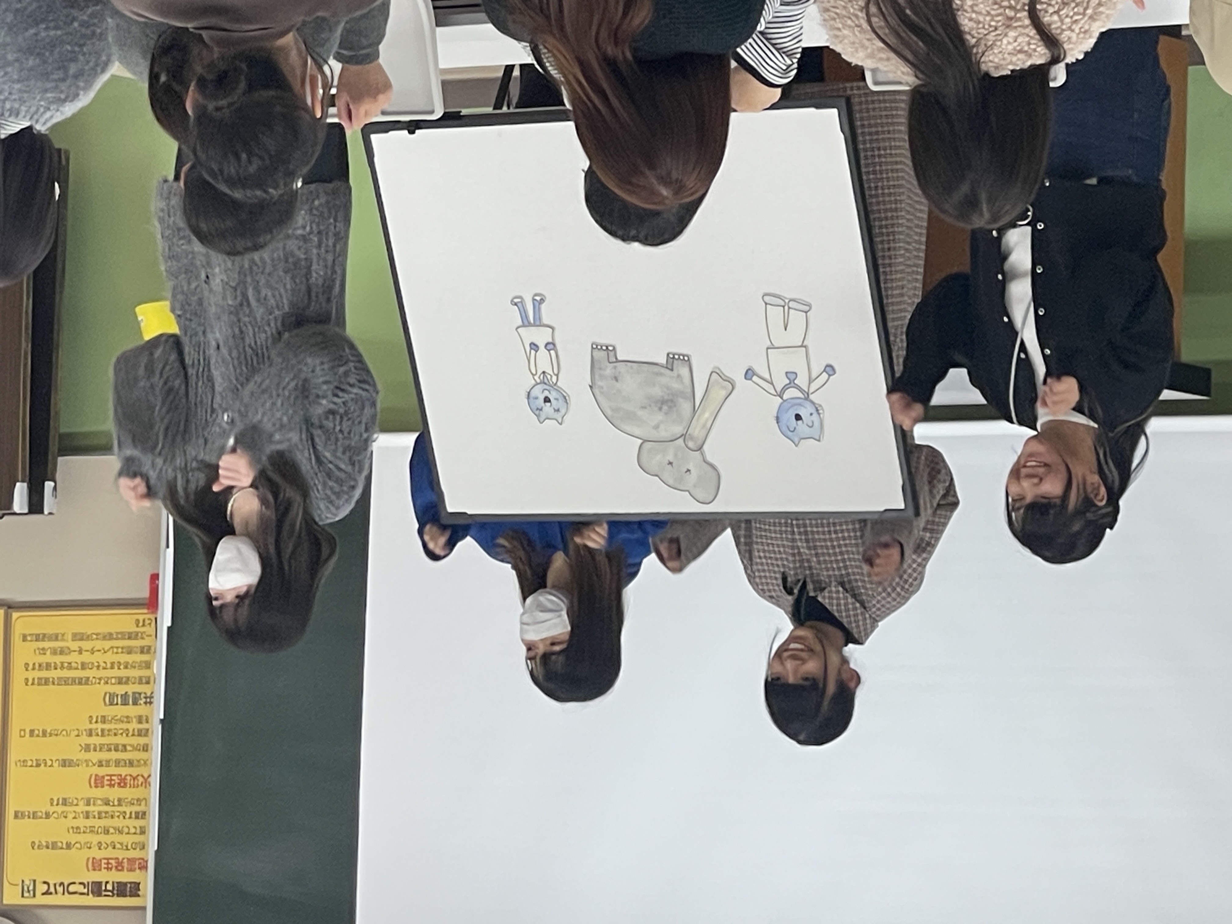 パネルシアター「ねこのお医者さん」(高野ゼミ)