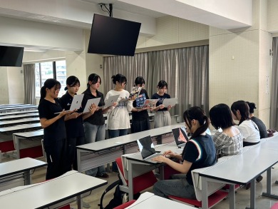 発表の様子①