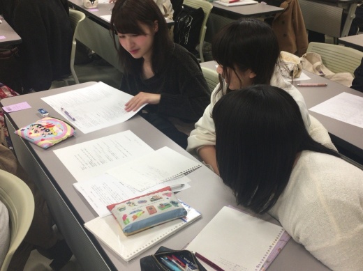 授業中の対話の様子