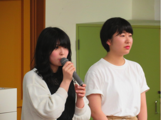 施設実習へ行ってきた学生