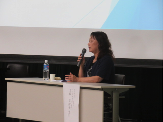 自身の保育者人生を語る壹岐美津子先生