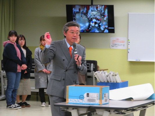 OSTについて説明を行う和田明人先生