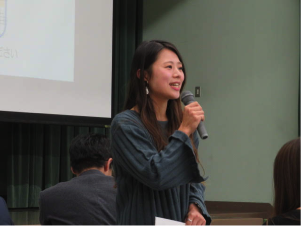 TFU保育士・幼稚園課程卒業生の大久保美沙さんからも貴重なご意見をいただきました