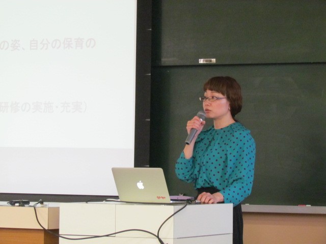 講義を行う高野先生