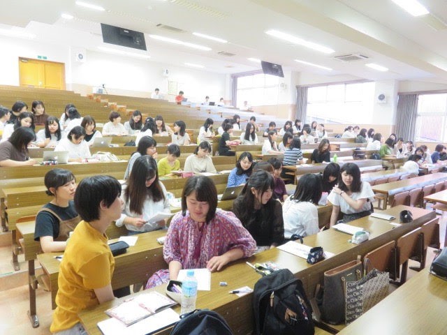 各グループで質問を考える様子