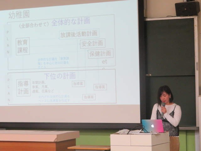 講義を行う3年生の様子