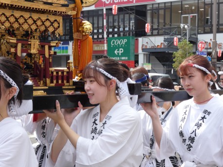 大崎八幡宮例大祭「神幸祭 神輿渡御」に参加