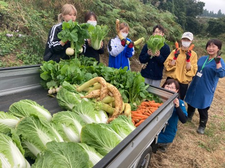 住民との意見交換会、大学祭での野菜販売：お試し農園への参加（４）