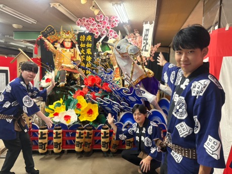 岩手県花巻市上町で「花巻まつり」に参加