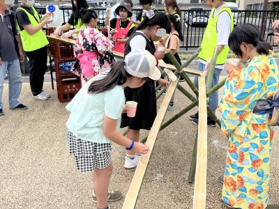 仙台駅東エリアで「七夕交流会」を開催（まちづくりプロジェクト実践活動Ⅰ）
