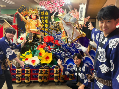 岩手県花巻市上町で「花巻まつり」に参加