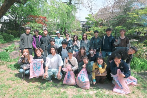 さくらまつり終了後、八幡町で地域清掃を行いました