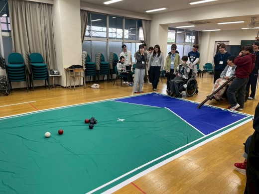 ボッチャのプレイ風景１