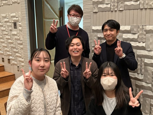 2年生体験実習報告会後実習施設担当者と