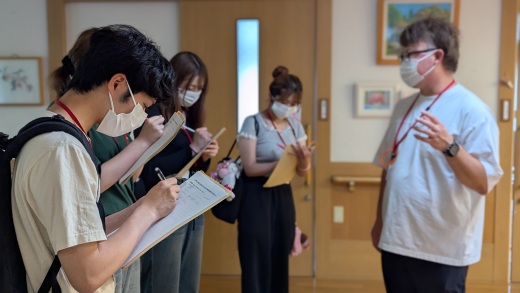 1年生施設見学の様子です