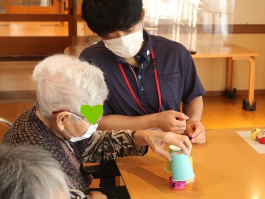 体験実習での実践の様子です。
