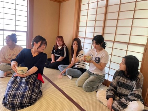 交換留学生達とお茶会
