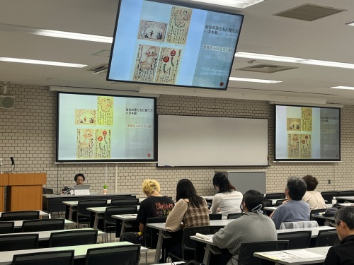 芹沢が制作した作品とともに、仙台に住んでいるご子息やご息女、お孫さんとのつながりをご紹介いただきました。