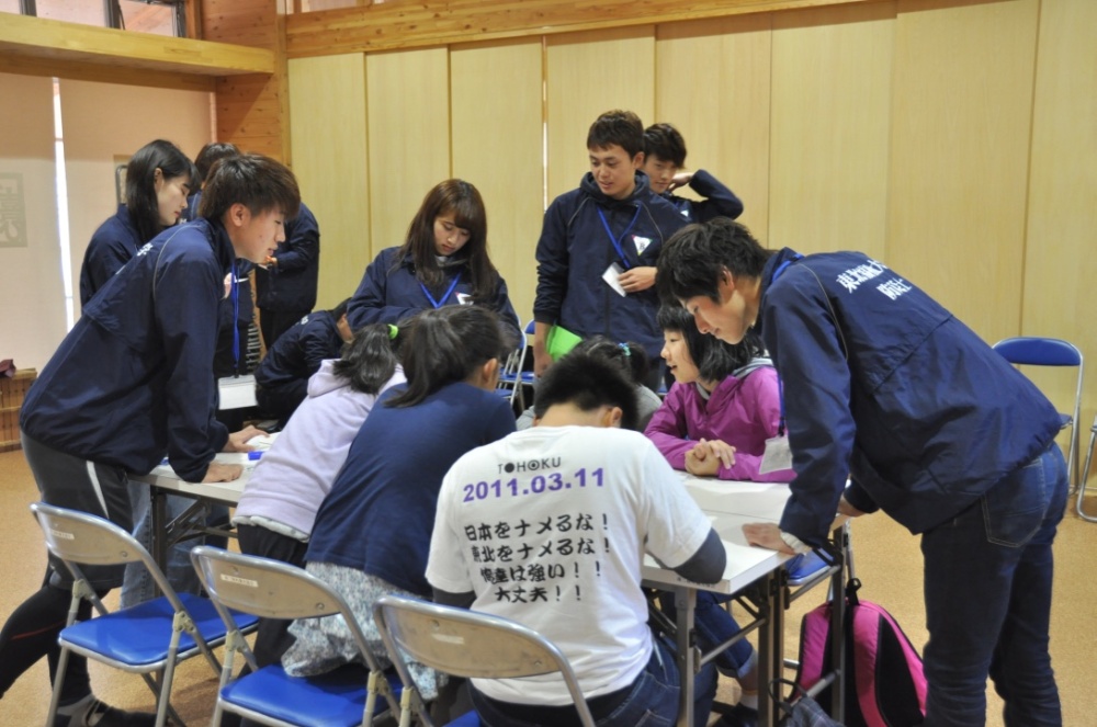 児童と学生の意見交換会