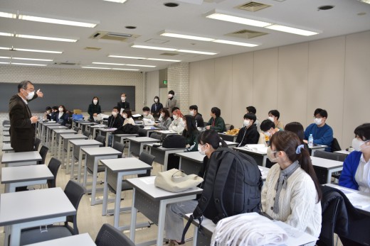 ウインタースクールが始まる前に本学学生へのオリエンテーション