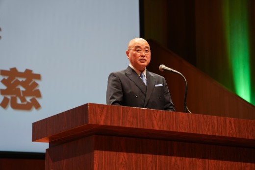 千葉公慈学長の挨拶