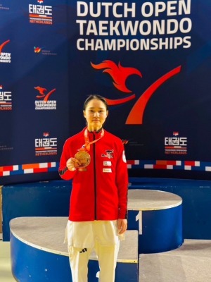 【速報】テコンドー部 岡崎陽向さん／国際大会ダッチオープンで3位・ベルギーオープンで2位