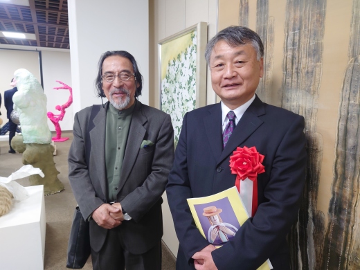 本学名誉教授 原秀一先生 通信教育部部長 三浦剛