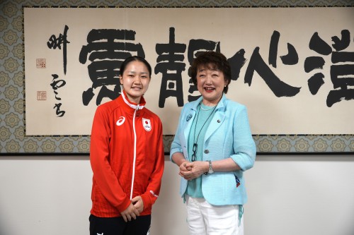 【表敬訪問】テコンドー部 岡崎陽向さん FISUワールドユニバーシティゲームズ日本代表として出場！ 仙台市長へ報告