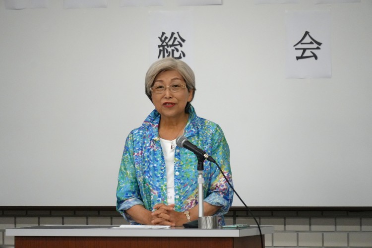 宮城県同窓会　折腹実己子会長からの挨拶
