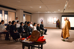 芹沢銈介美術工芸館企画展「荘厳の世界  芹沢銈介」の開講法要