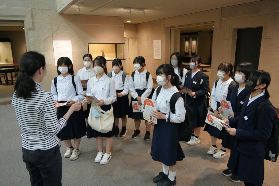 石巻市立蛇田中学校11名が上級学校訪問で来てくれました