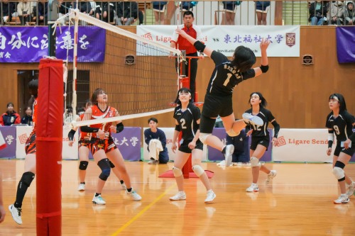 創立150周年記念招待試合 女子バレーボール Vリーグ・リガーレ仙台と対戦