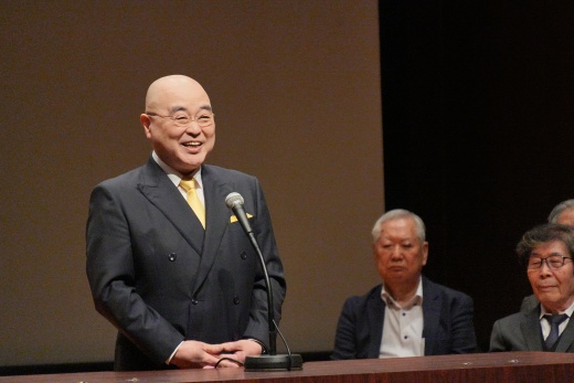 体育会名誉会長　千葉公慈学長先生による挨拶