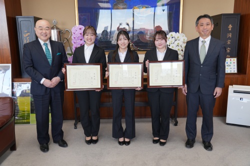 ボランティア活動で国立青少年教育振興機構から表彰