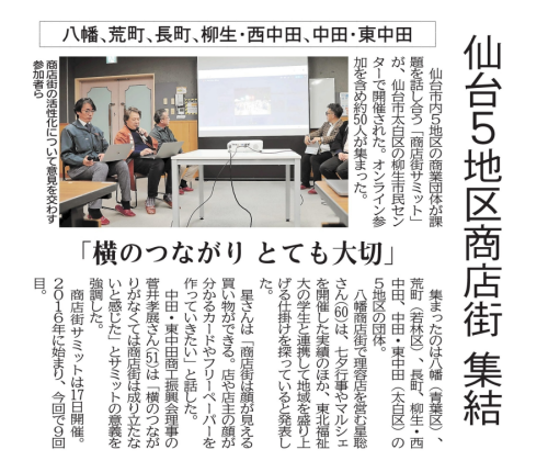 【新聞掲載情報】商店街との地域共創で学生が仕掛け　本学の取り組みを発表（共生まちづくり学科・安藤ゼミ）