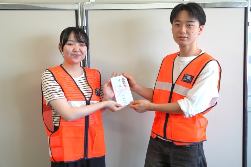 学生サークル『TeamZERO』に宮城県警備業協会が活動支援金贈呈