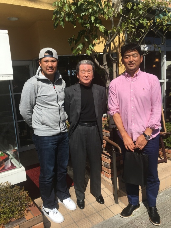 松山英樹選手と斎藤隆氏が来学｜東北福祉大学