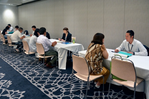 希望者を対象に行われた個別相談