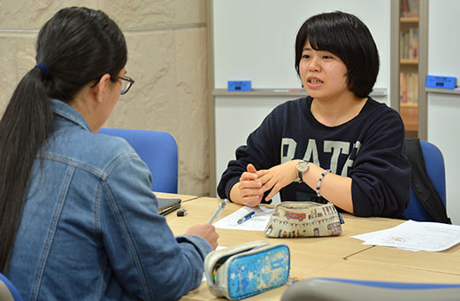 取材する側もされる側もお互いに心を開き、質問と回答をし合う姿が見られました
