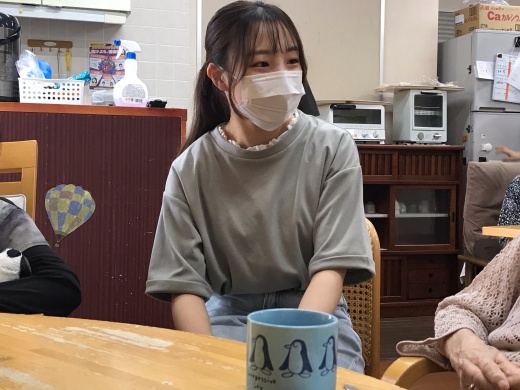 実習初日で緊張してます