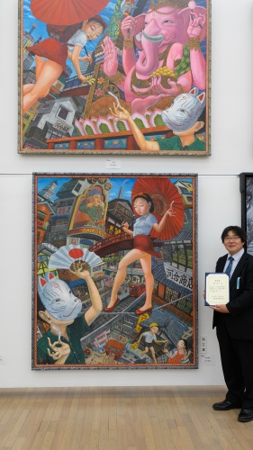 独立賞を受賞した河合規仁教授