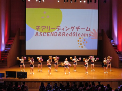 チアリーディングチーム 「ASCEND&RedGleams」からスタート!
