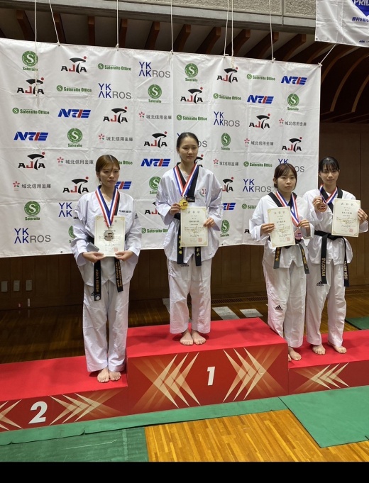 岡崎陽向さんが優勝／第17回全日本テコンドー選手権大会