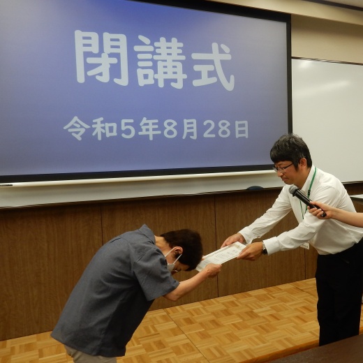 一番遠く美里町（小牛田）から毎回出席されました！