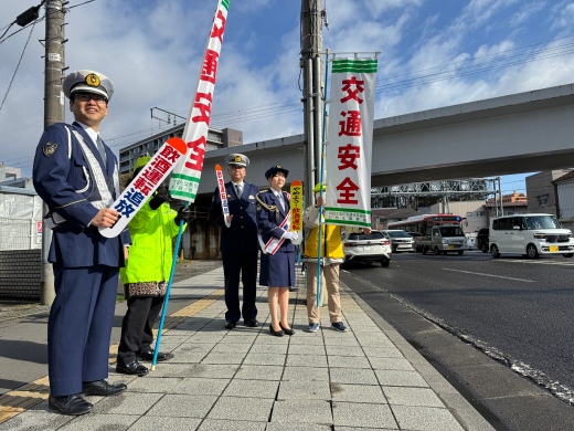 交通安全運動の様子